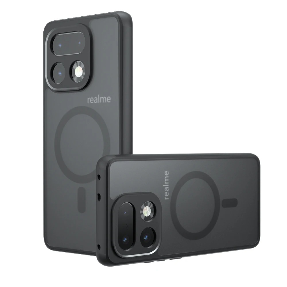 Matte Hard Pc Back Case - Realme 16 Pro Plus Kablosuz Şarj