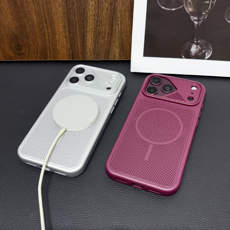 Matte Hard Pc Back Case - Magsafe Manyetik Kablosuz Şarjlı Tek Renk