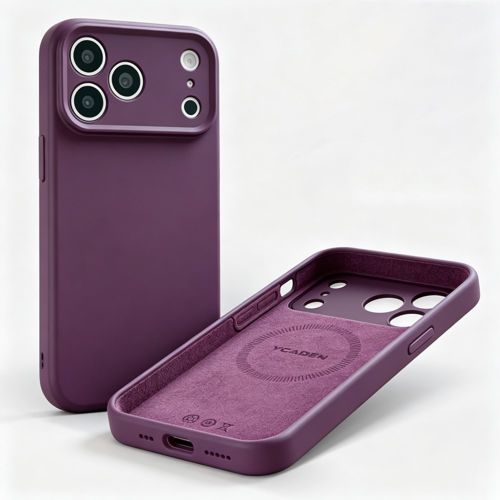 Liquid Silicone Magnetic Phone Case - Lüks Sıvı Silikon Manyetik Magsafe Kılıfı