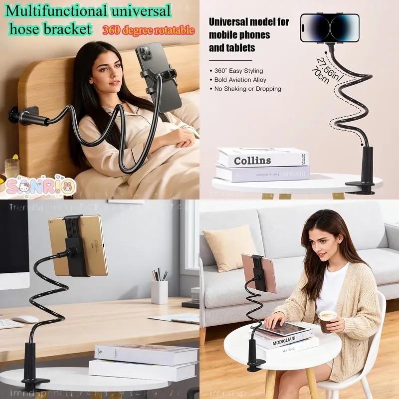 Phone Stands - 360 Derece Esnek Hortumlu Telefon Tutucu,