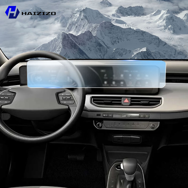 Matte Anti Glare Screen Protector - Araba GPS LCD ekran navigasyon TPU