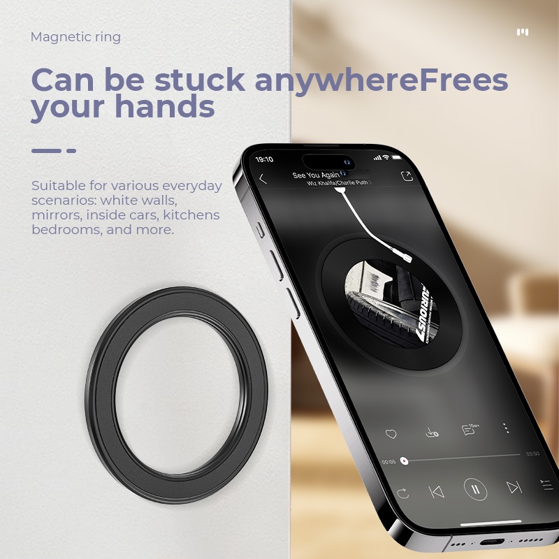 Phone Stands - Magsafe Güçlü Manyetik Halka Telefon Tutucu