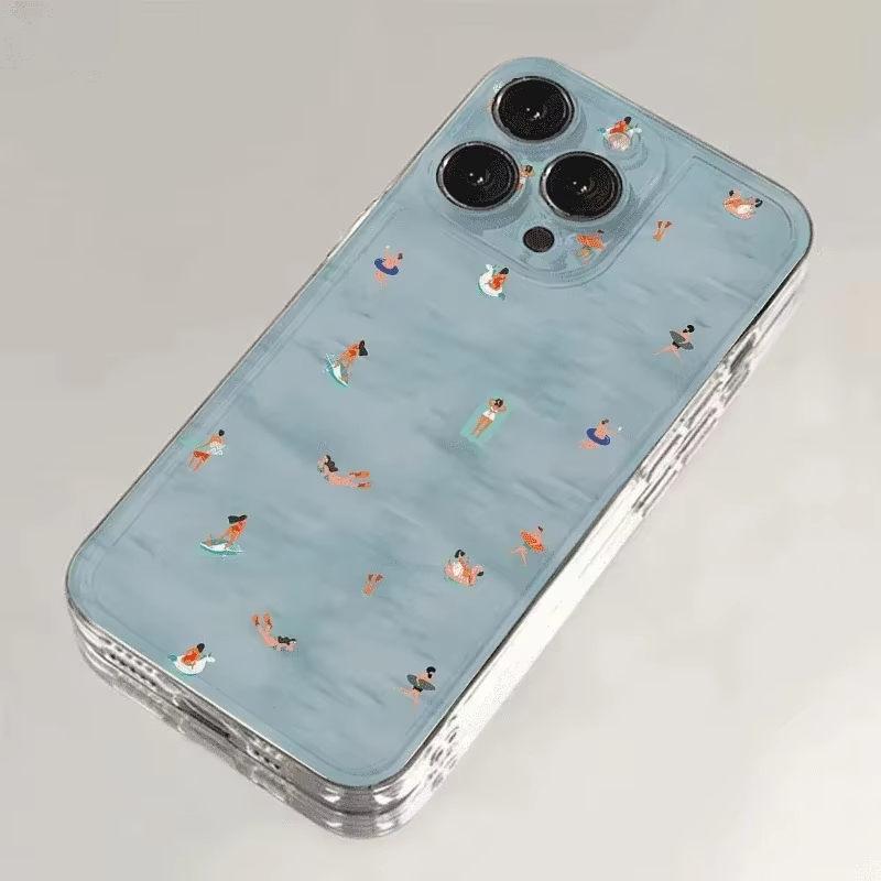 Yazlık Yüzme Desenli Telefon K - Clear Shockproof Bumper Case incelemesi ve fiyatı