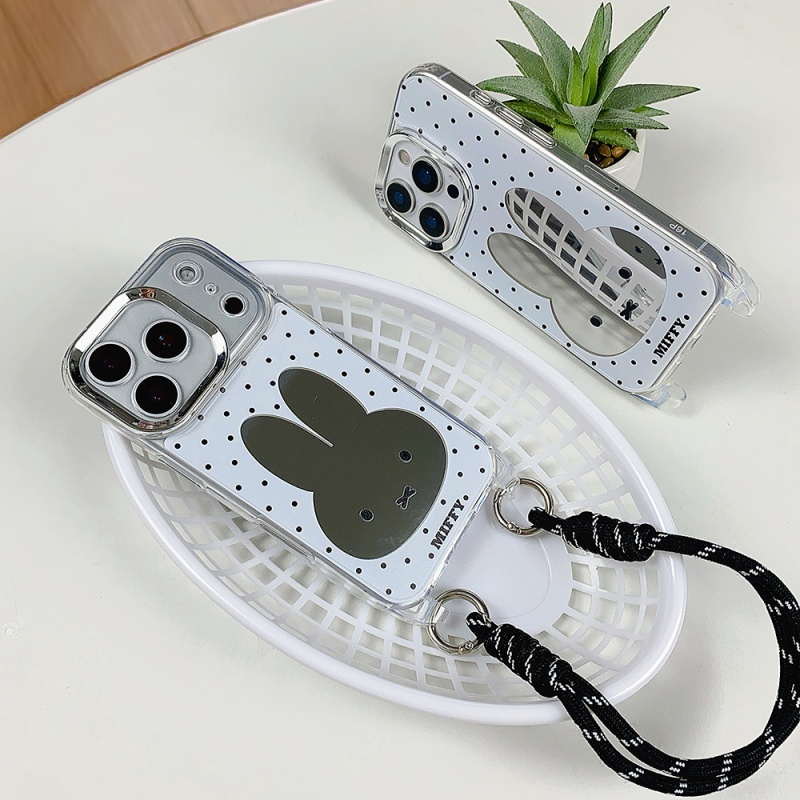 Lüks Makyaj Aynalı Sevimli Kar - Cute Cartoon Wrist Strap Silicone Case incelemesi ve fiyatı