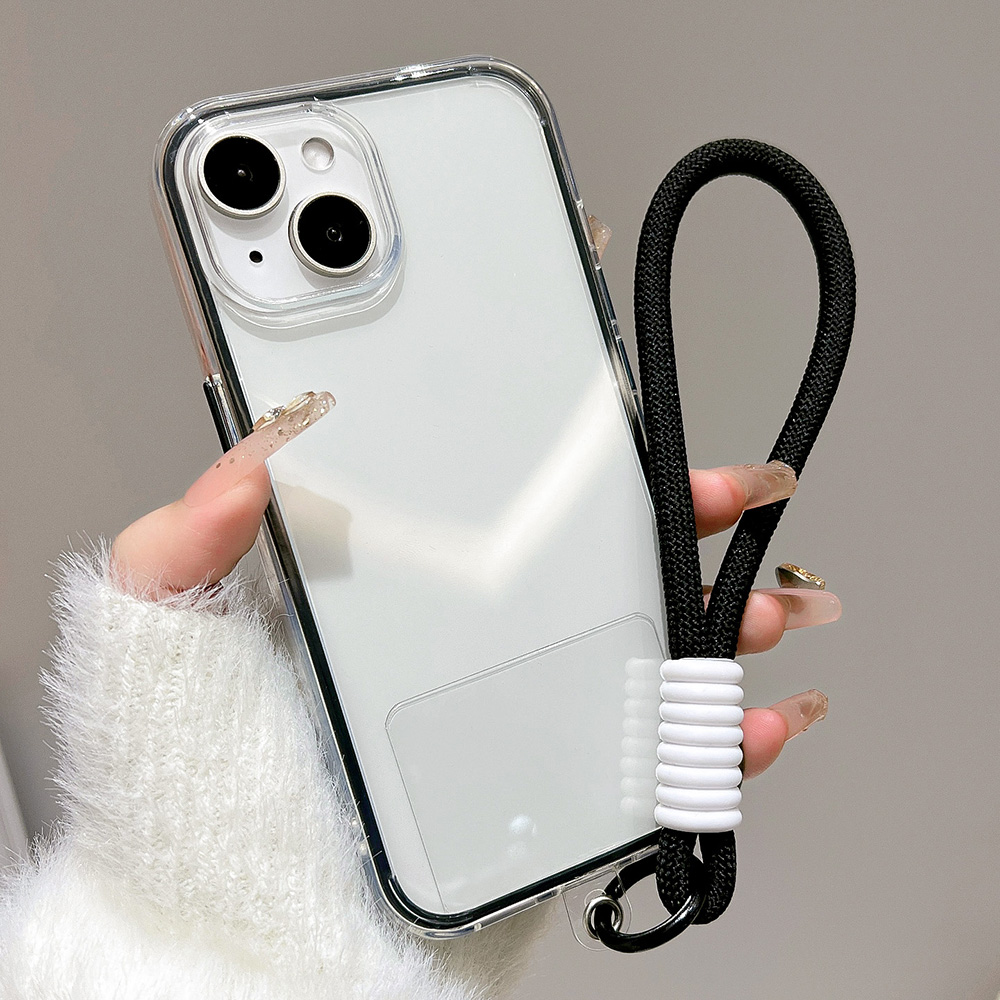 Lüks Şeker Renkli Kordonlu Tel - Clear Shockproof Bumper Case incelemesi ve fiyatı