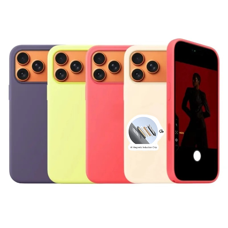 1:1 Orijinal Cilt Dostu Dokunu - Liquid Silicone Magnetic Phone Case incelemesi ve fiyatı