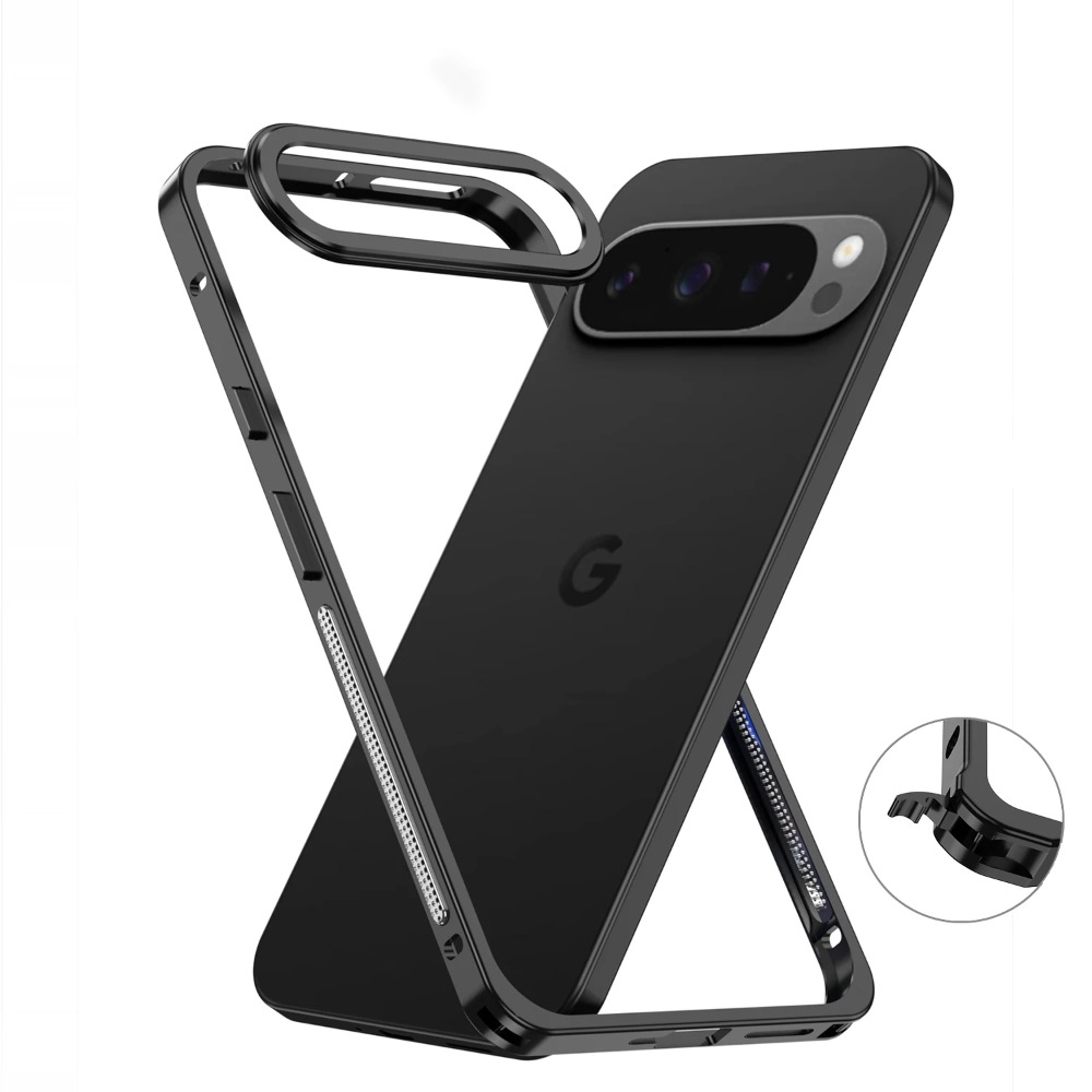 Google Pixel 10 9 8 Pro XL içi - Metal Bumper Aluminum Frame Case incelemesi ve fiyatı