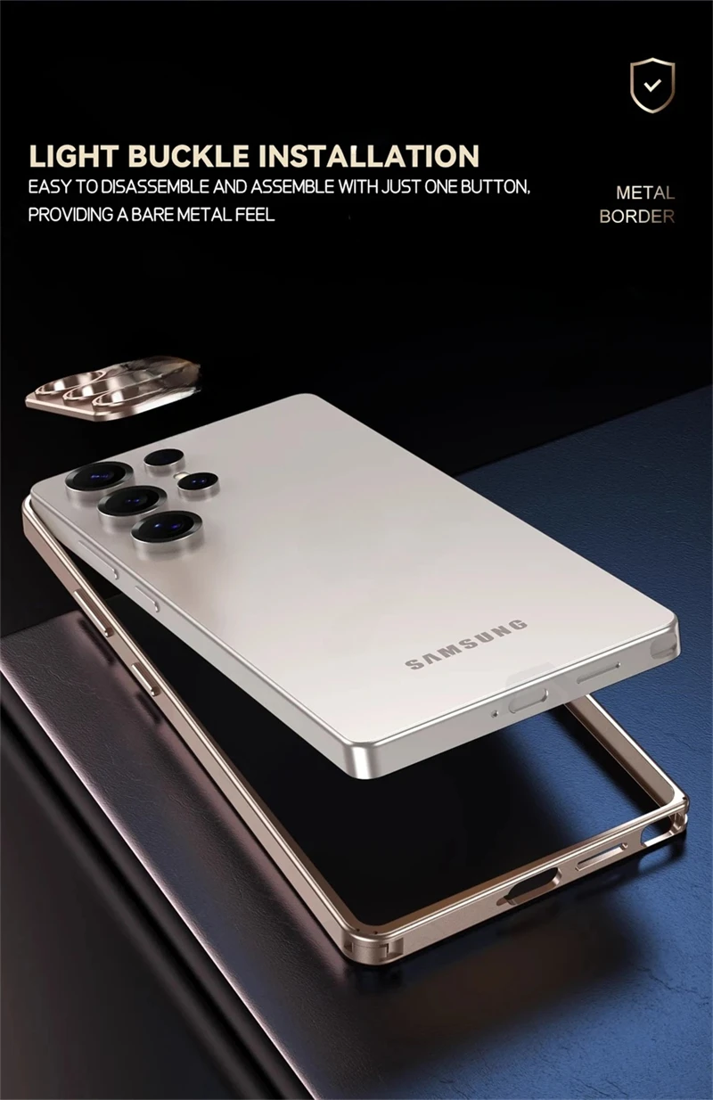 Samsung Galaxy S23 S25 Ultra S - Metal Bumper Aluminum Frame Case incelemesi ve fiyatı