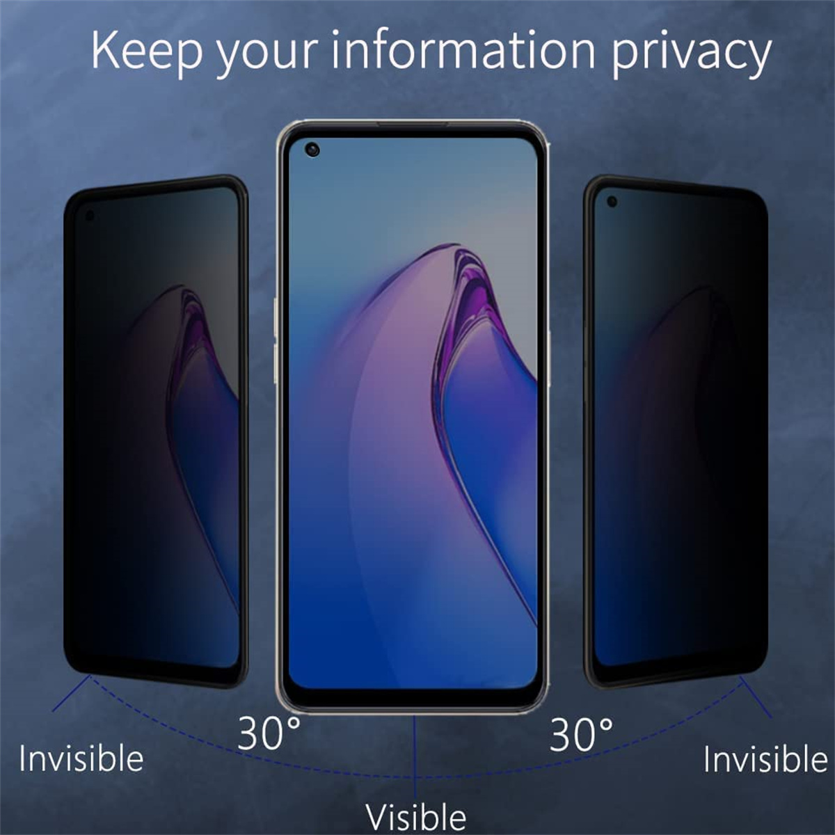 OPPO A78 4G gizlilik için Anti - Anti Spy Privacy Glass Case incelemesi ve fiyatı