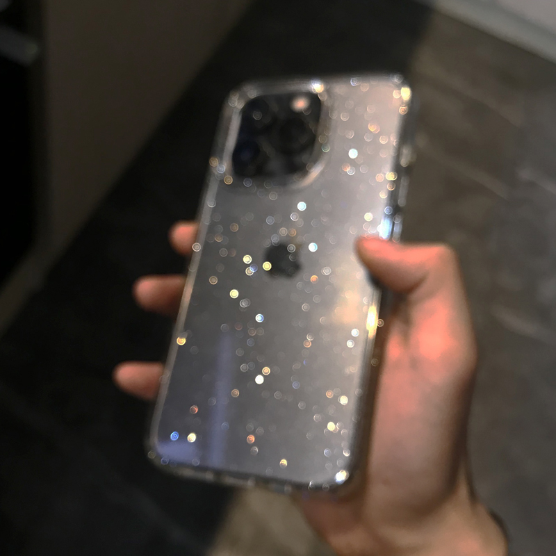 Şeffaf Basit Glitter Telefon K - Clear Shockproof Bumper Case incelemesi ve fiyatı