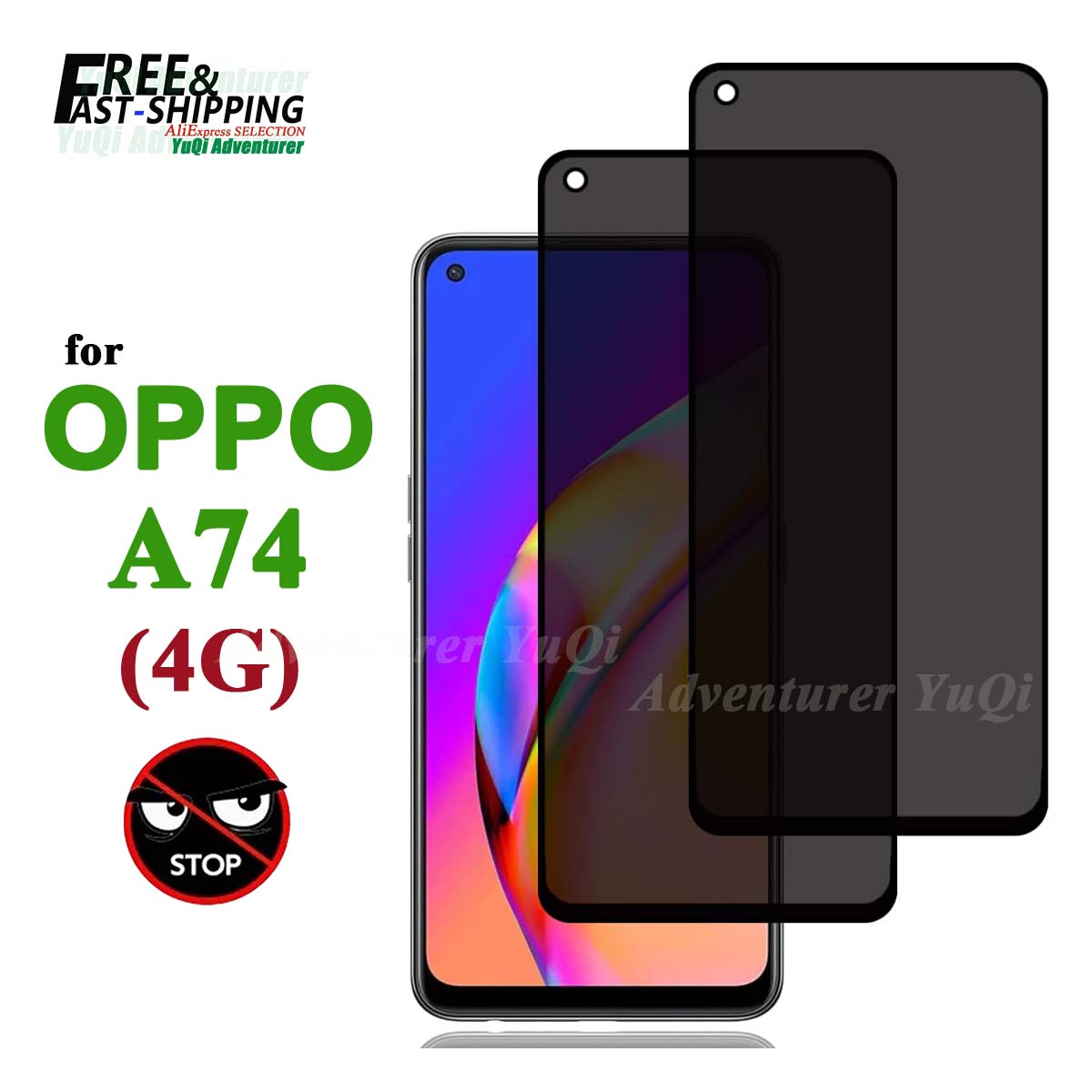 OPPO A74 4G Temperli Cam 9H Gi - Anti Spy Privacy Glass Case incelemesi ve fiyatı