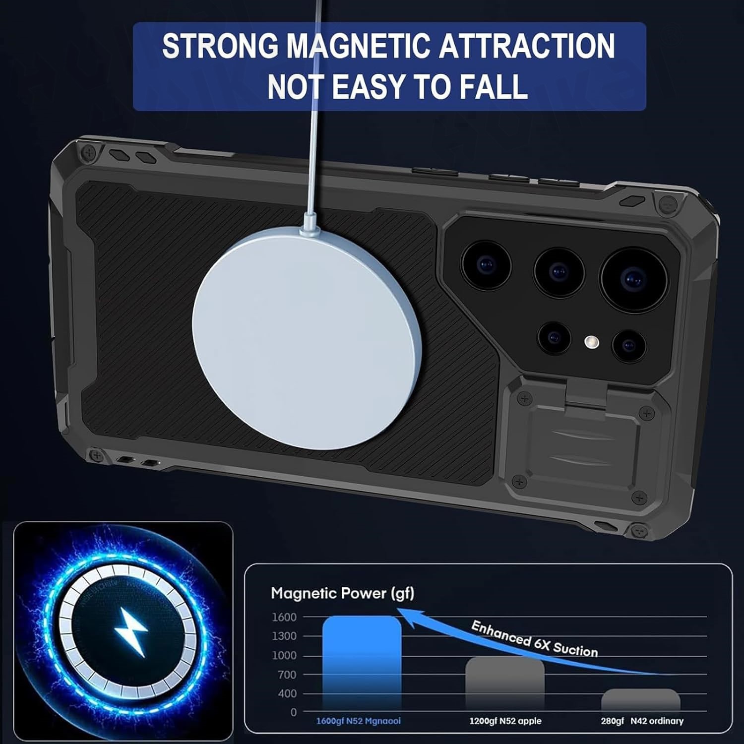 Samsung Galaxy S24 Ultra 5G Ağ - Heavy Duty 360 Full Body Protective Case incelemesi ve fiyatı