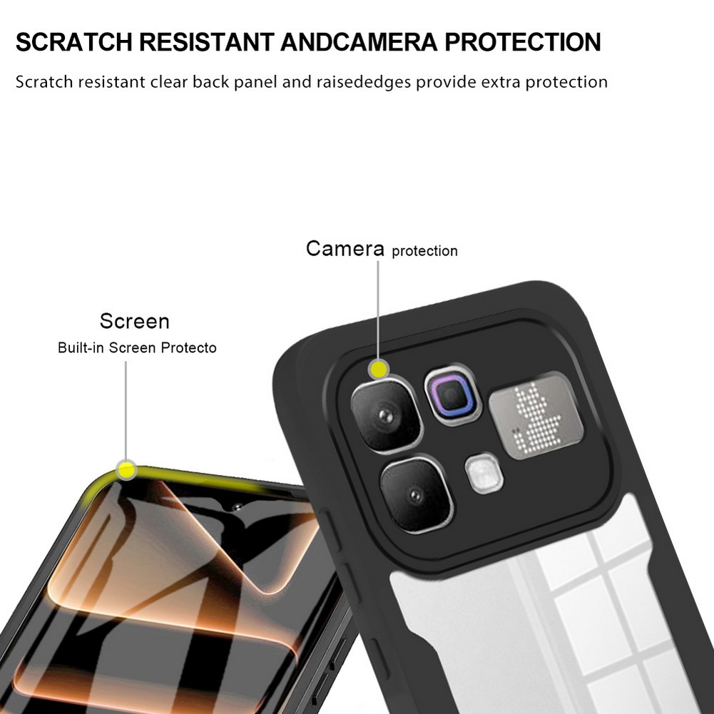 Lüks Şeffaf 360 °   Tam vücut  - Heavy Duty 360 Full Body Protective Case incelemesi ve fiyatı